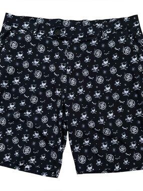 G/FORE Maverick Hybrid Shorts Mens 36 Performance Golf Stretch Geometric Black
